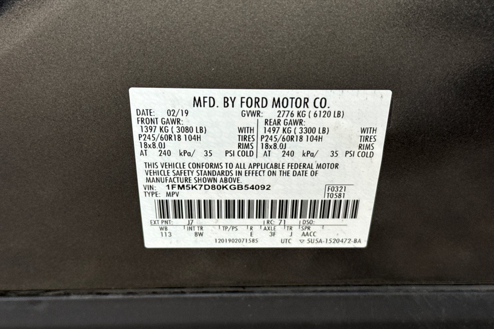 2019 Ford Explorer XLT