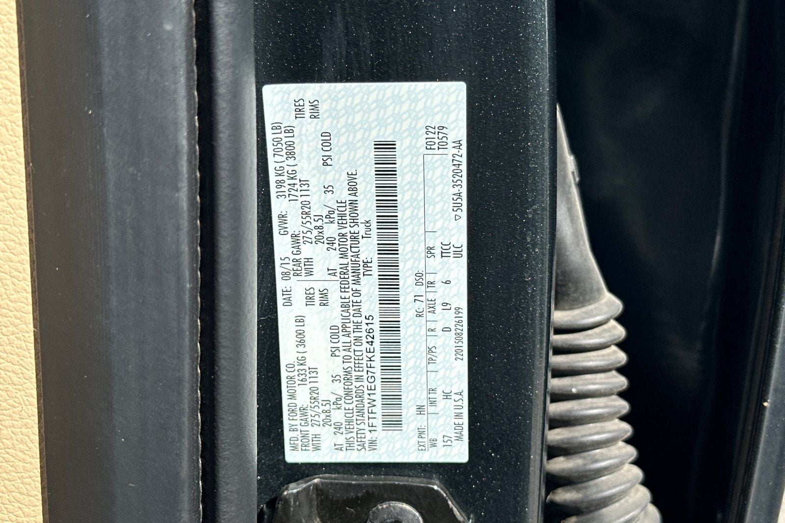 2015 Ford F-150 Lariat