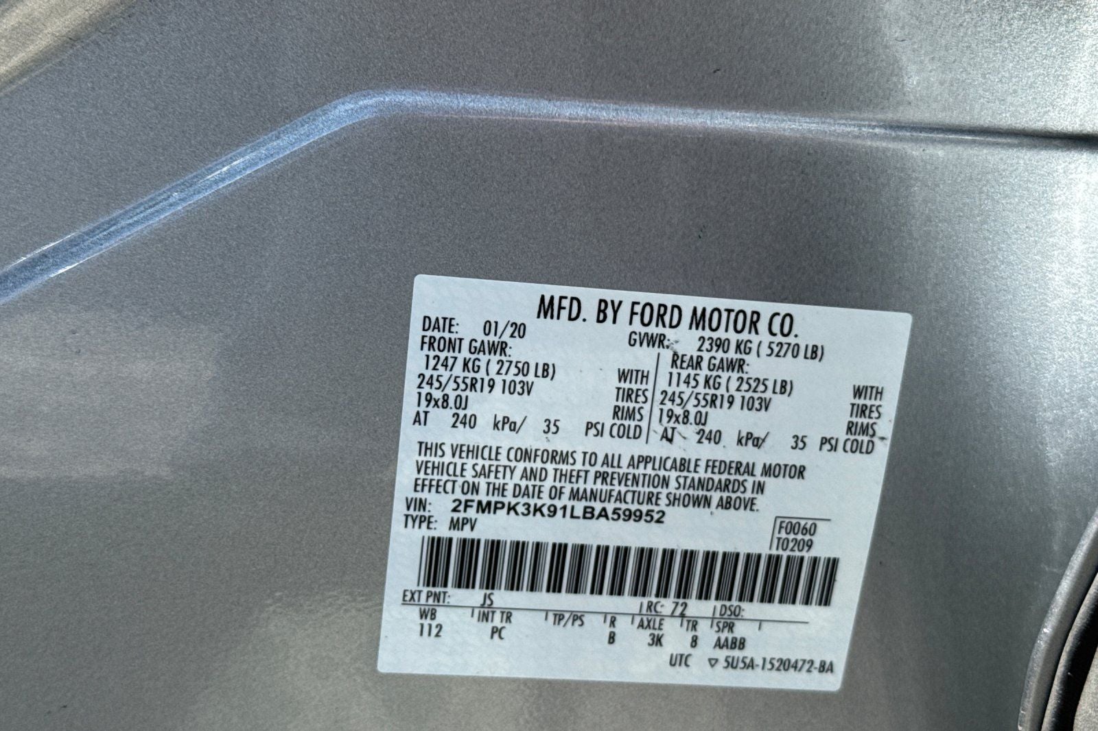 2020 Ford Edge Titanium