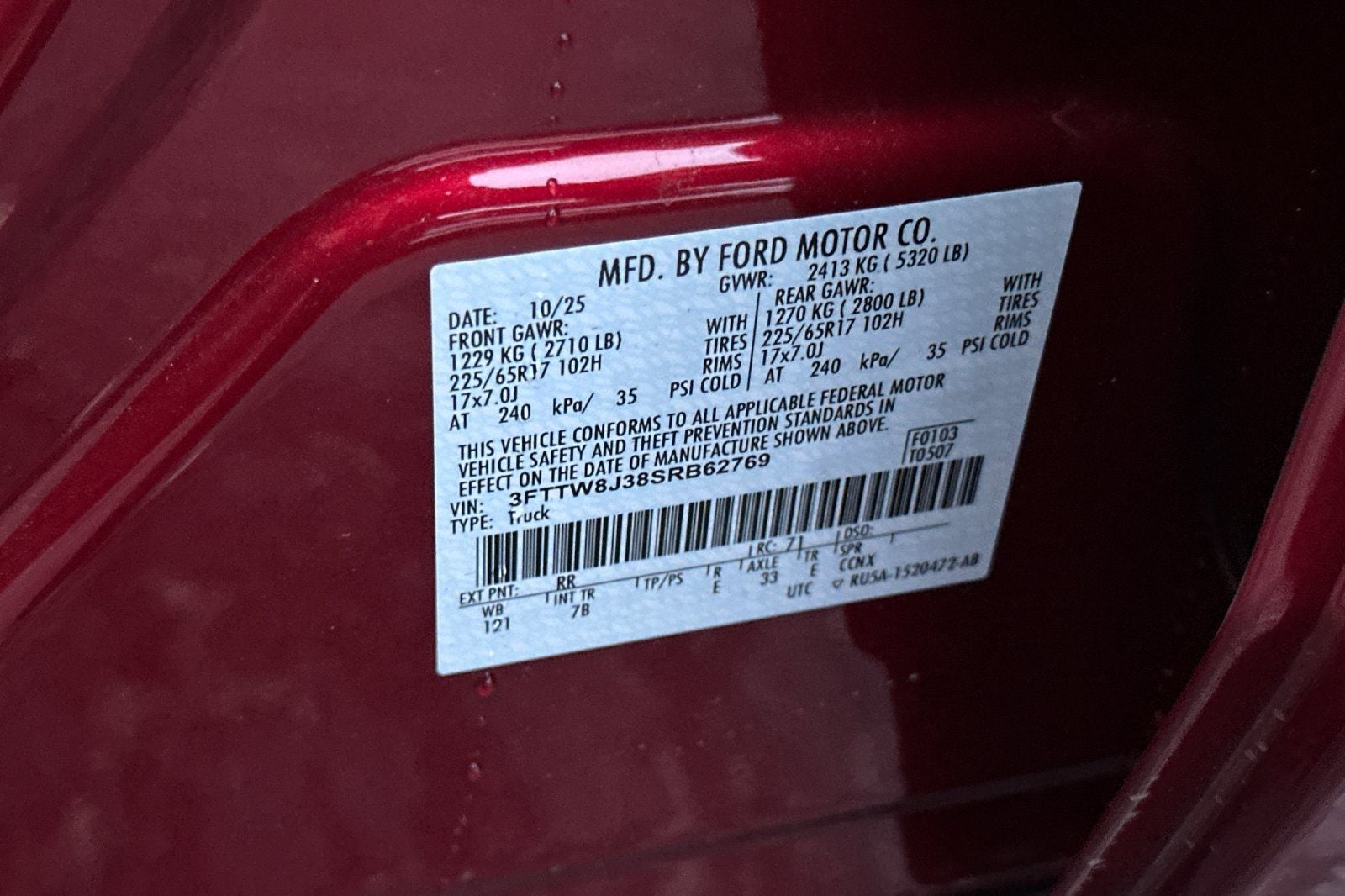 2025 Ford Maverick XLT