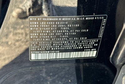 2022 Volkswagen Tiguan 2.0T S