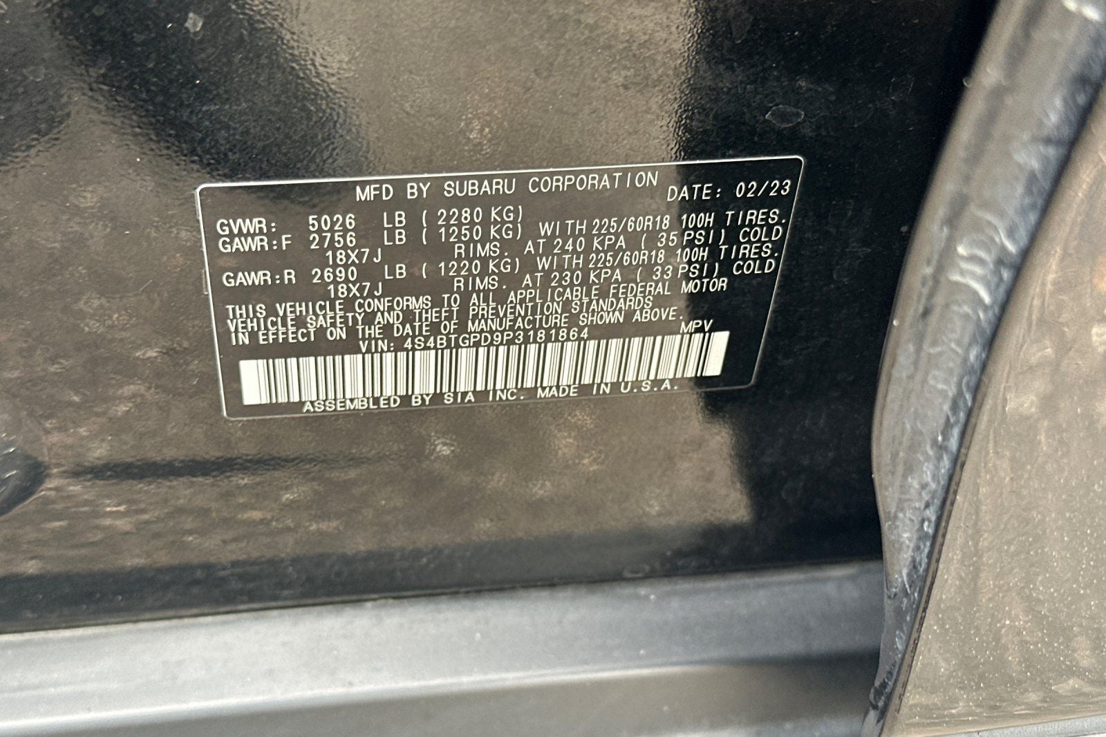2023 Subaru Outback Touring XT