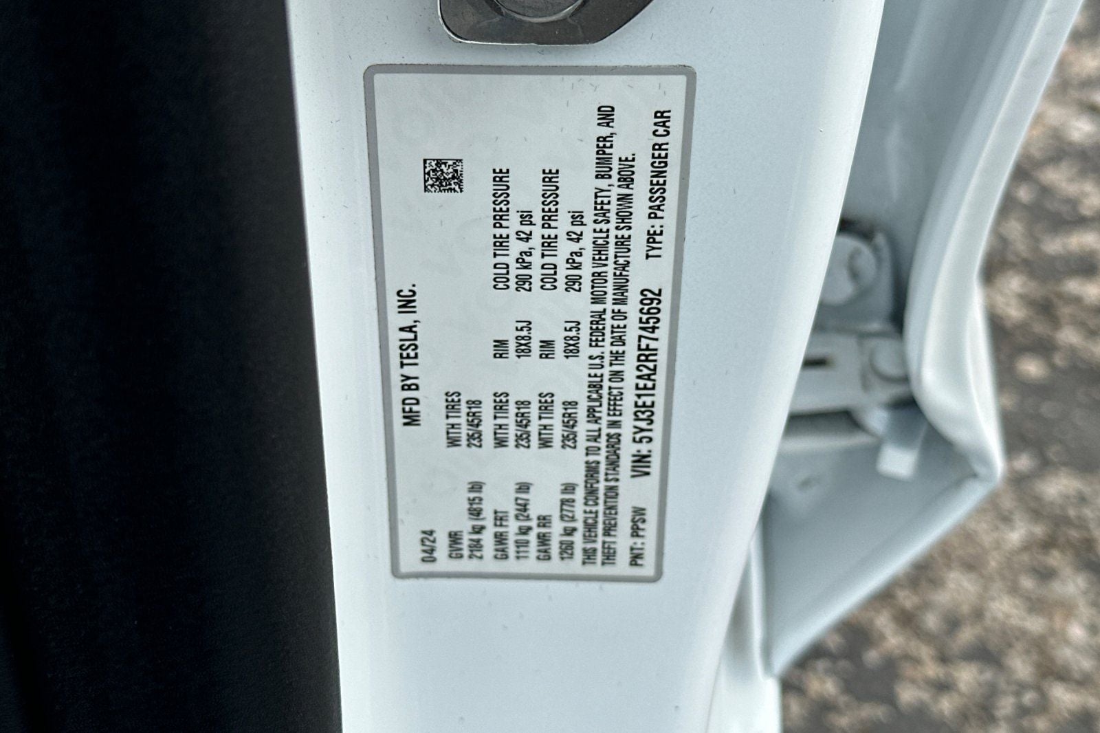 2024 Tesla Model 3 Base
